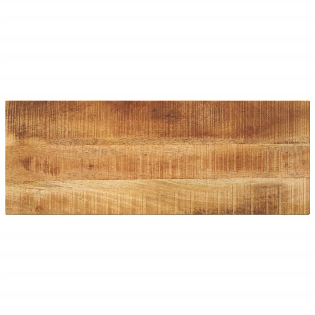 vidaXL Plateau de table 80x20x2,5 cm Rectangulaire Bois de manguier massif brut