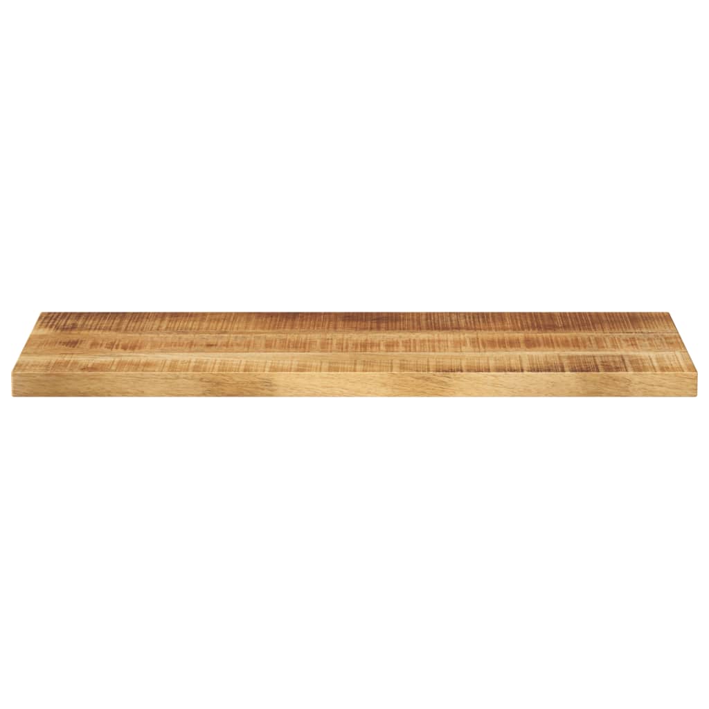 vidaXL Plateau de table 80x20x2,5 cm Rectangulaire Bois de manguier massif brut