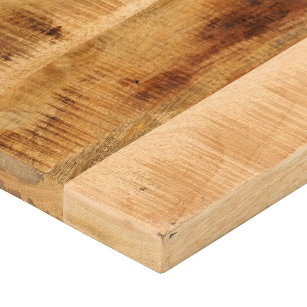 vidaXL Plateau de table 100x20x2,5 cm Rectangulaire Bois de manguier massif brut
