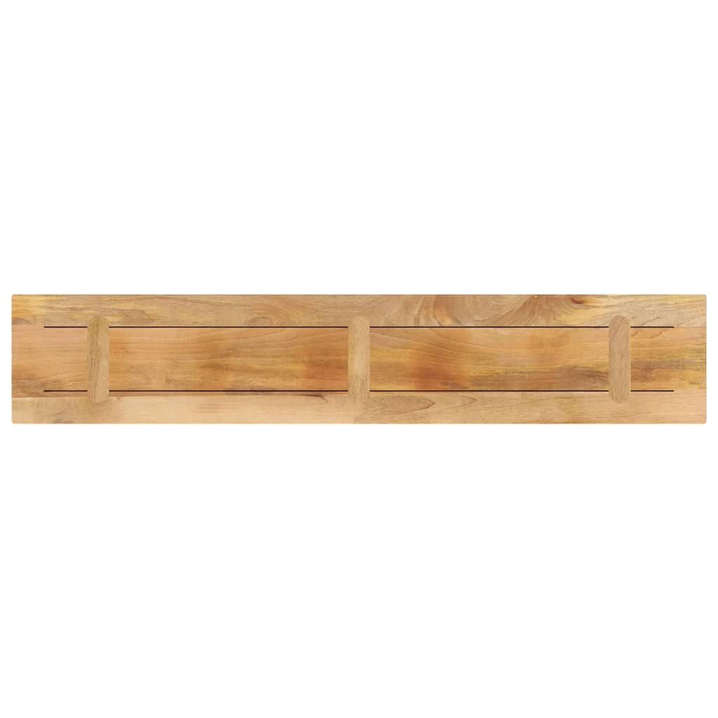 vidaXL Tischplatte 180x20x2,5 cm Rechteckig Raues Massivholz Mango