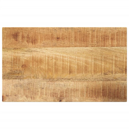vidaXL Tischplatte 40x30x2,5 cm Rechteckig Raues Massivholz Mango