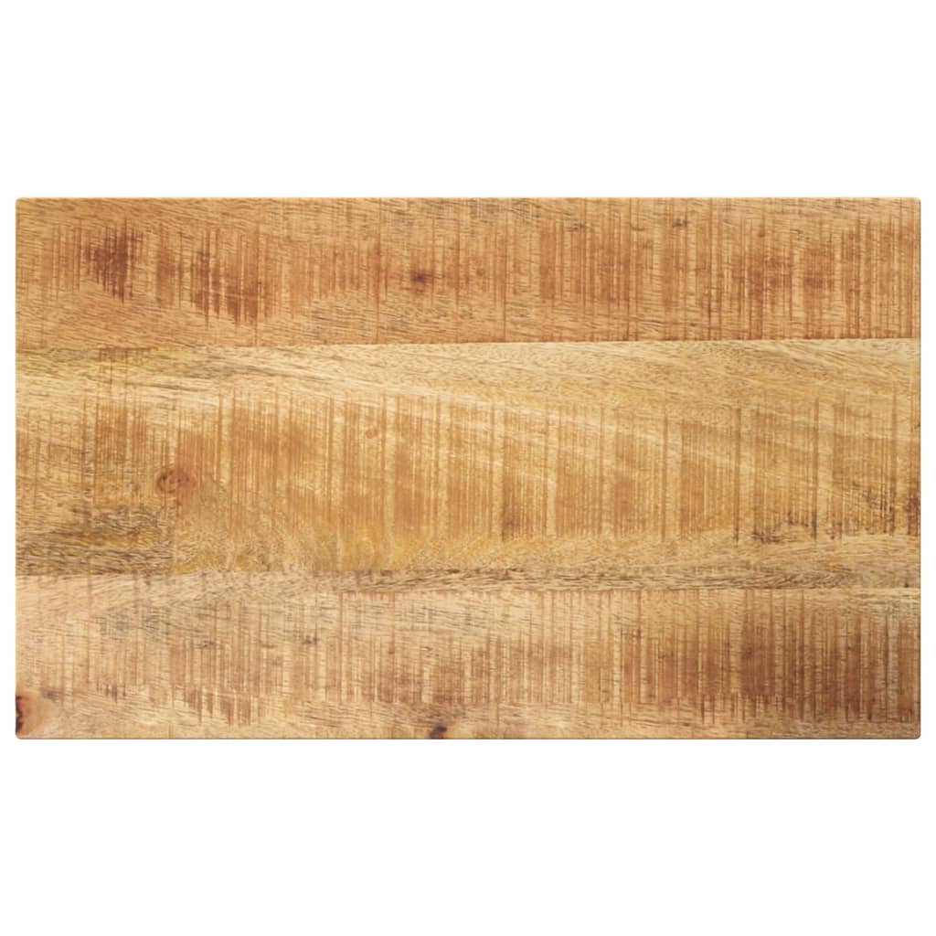 vidaXL Tischplatte 50x30x2,5 cm Rechteckig Raues Massivholz Mango