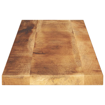 vidaXL Tischplatte 100x30x2,5 cm Rechteckig Raues Massivholz Mango