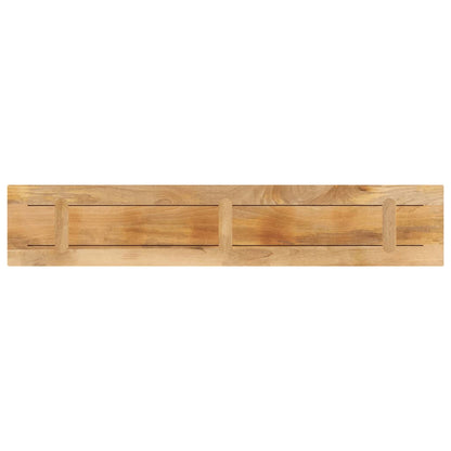 vidaXL Tischplatte 180x30x2,5 cm Rechteckig Raues Massivholz Mango