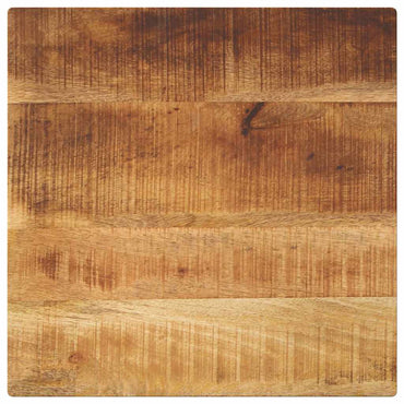 vidaXL Tischplatte 50x50x2,5 cm Quadratisch Raues Massivholz Mango