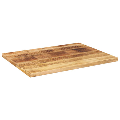 vidaXL Plateau de table 70x50x2,5 cm Rectangulaire Bois de manguier massif brut