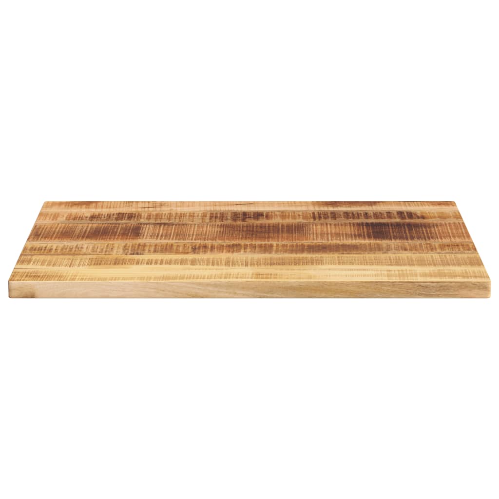 vidaXL Plateau de table 70x50x2,5 cm Rectangulaire Bois de manguier massif brut