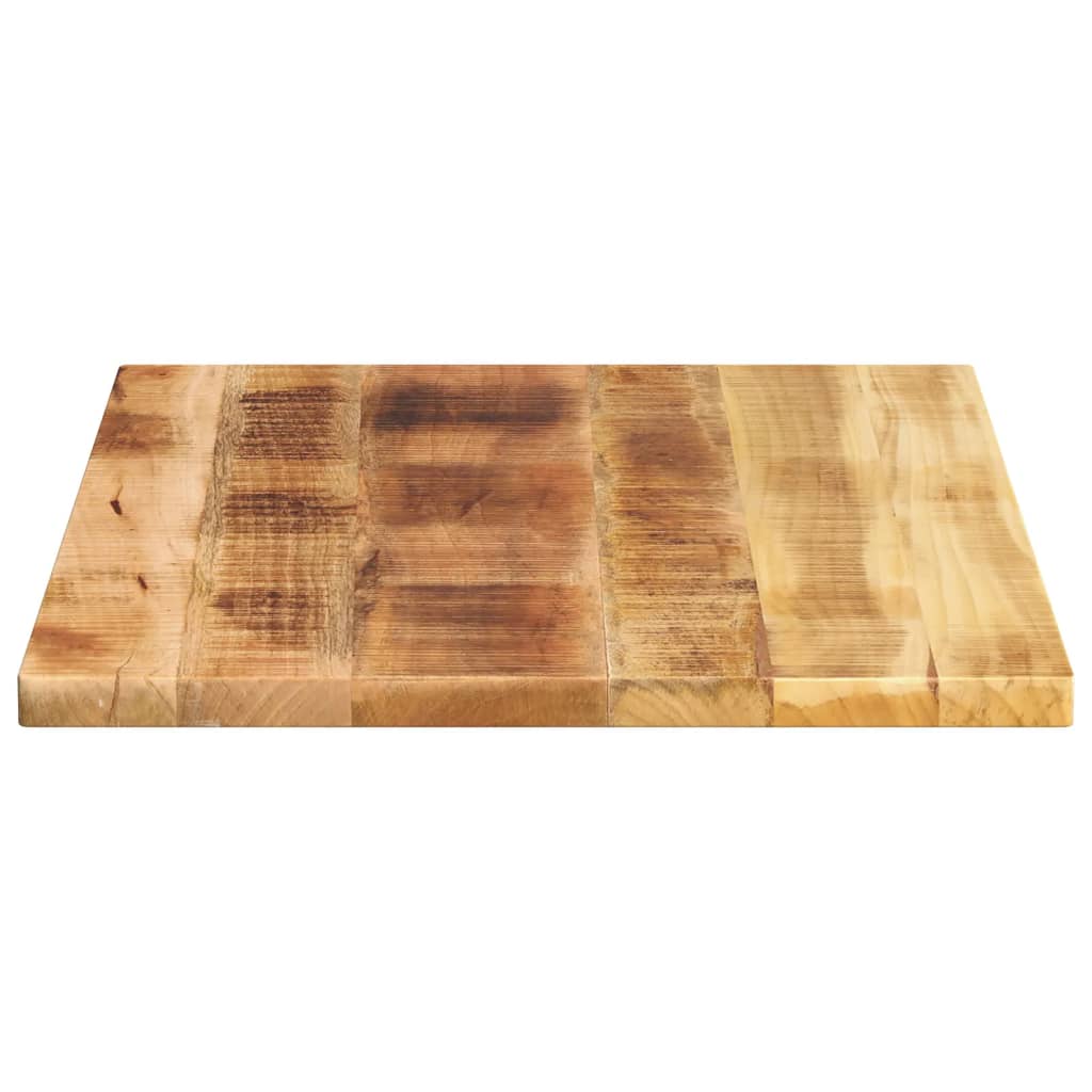 vidaXL Plateau de table 70x50x2,5 cm Rectangulaire Bois de manguier massif brut
