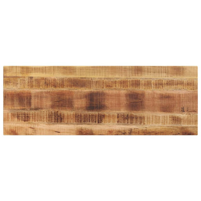 vidaXL Tischplatte 140x50x2,5 cm Rechteckig Raues Massivholz Mango