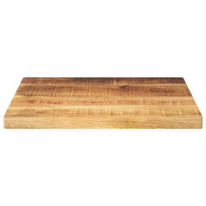 vidaXL Tischplatte 60x60x2,5 cm Quadratisch Raues Massivholz Mango