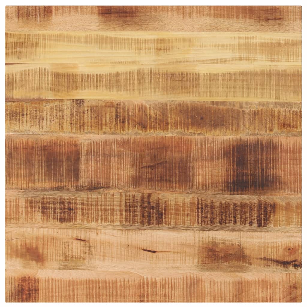 vidaXL Tischplatte 70x70x2,5 cm Quadratisch Raues Massivholz Mango