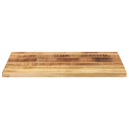 vidaXL Tischplatte 80x70x1,5 cm Rechteckig Raues Massivholz Mango