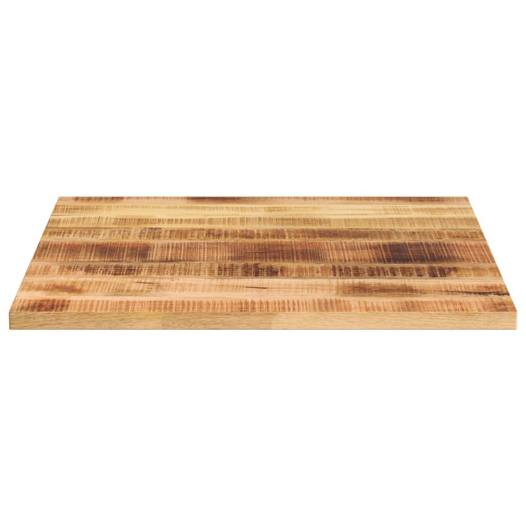 vidaXL Tischplatte 80x80x2,5 cm Quadratisch Raues Massivholz Mango