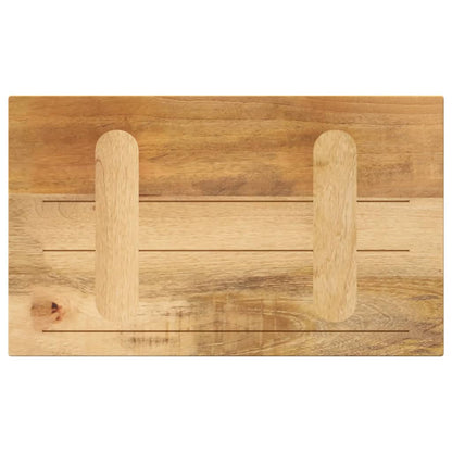vidaXL Tischplatte 40x30x3,8 cm Rechteckig Raues Massivholz Mango