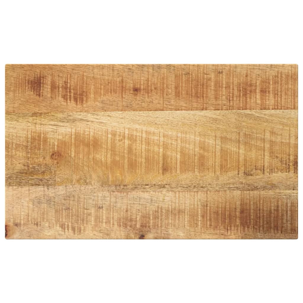 vidaXL Tischplatte 50x30x3,8 cm Rechteckig Raues Massivholz Mango