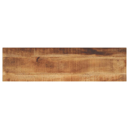 vidaXL Tischplatte 100x30x3,8 cm Rechteckig Raues Massivholz Mango