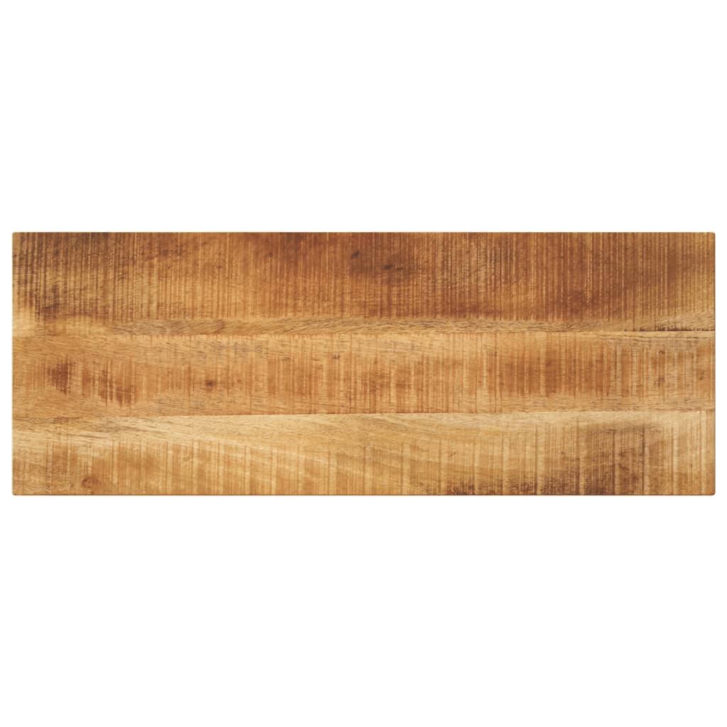 vidaXL Tischplatte 80x40x3,8 cm Rechteckig Raues Massivholz Mango