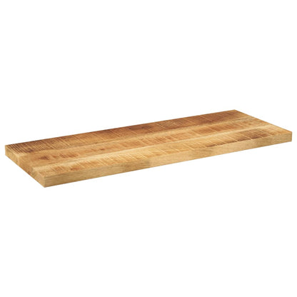 vidaXL Tischplatte 80x40x3,8 cm Rechteckig Raues Massivholz Mango