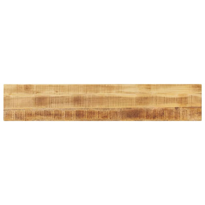 vidaXL Tischplatte 140x40x3,8 cm Rechteckig Raues Massivholz Mango
