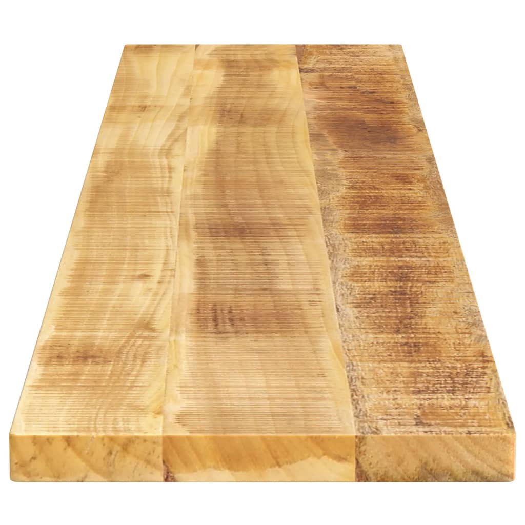vidaXL Tischplatte 140x40x3,8 cm Rechteckig Raues Massivholz Mango