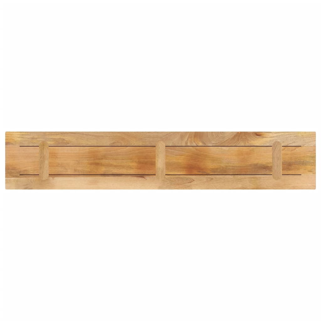vidaXL Tischplatte 160x40x3,8 cm Rechteckig Raues Massivholz Mango