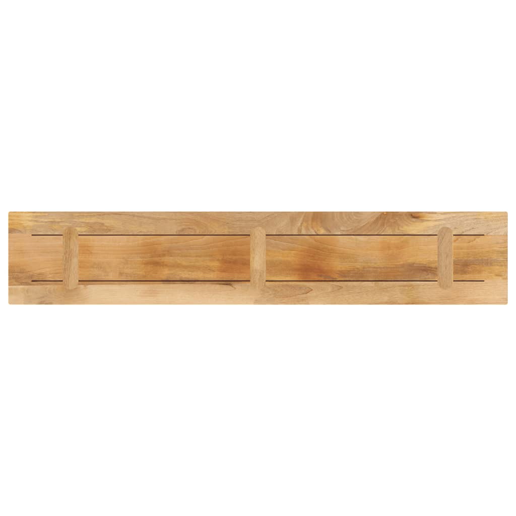 vidaXL Plateau de table 180x40x3,8 cm Rectangulaire Bois de manguier massif brut