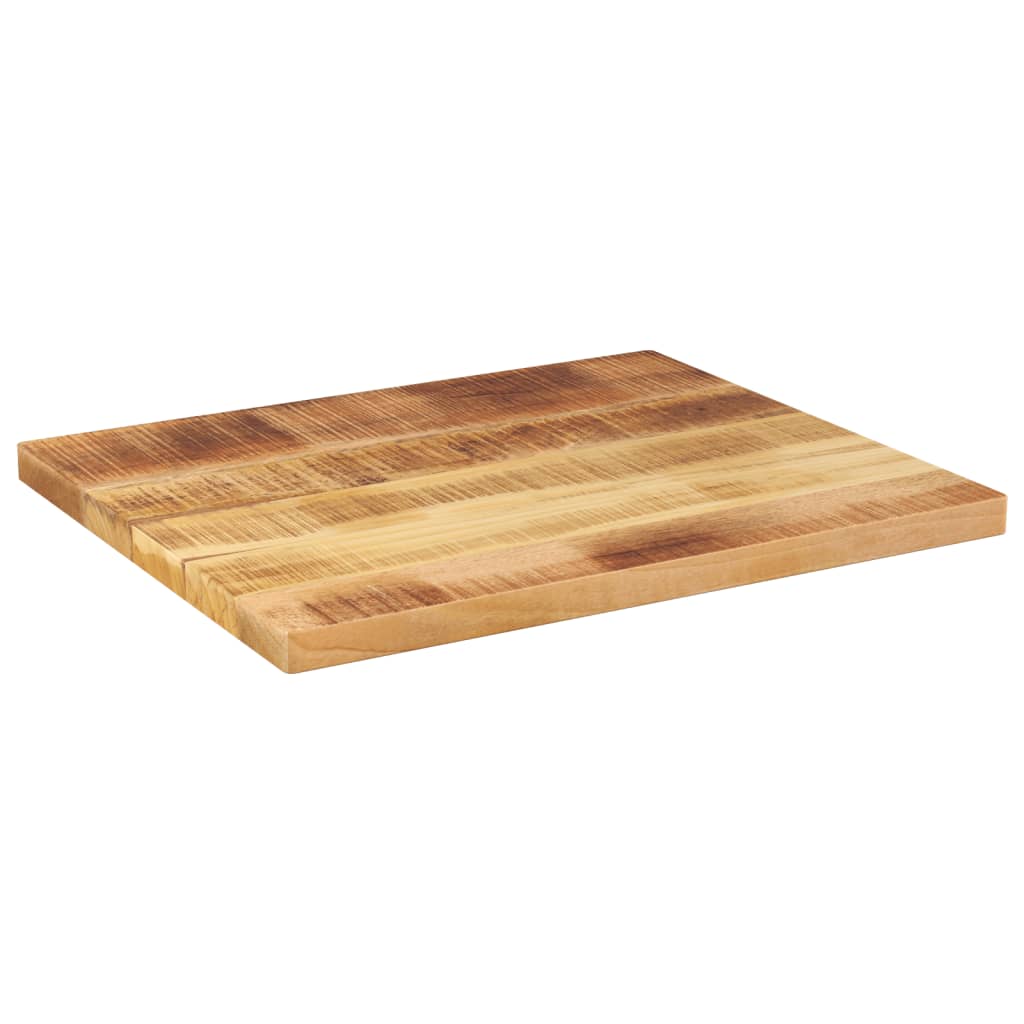 vidaXL Tischplatte 60x50x3,8 cm Rechteckig Raues Massivholz Mango