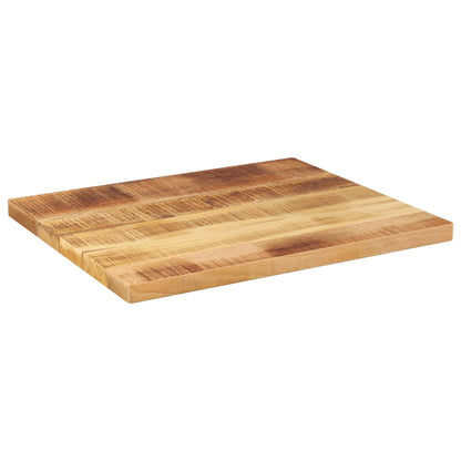 vidaXL Tischplatte 60x50x3,8 cm Rechteckig Raues Massivholz Mango