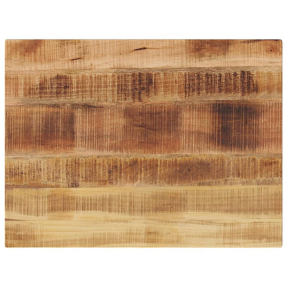 vidaXL Tischplatte 90x50x3,8 cm Rechteckig Raues Massivholz Mango
