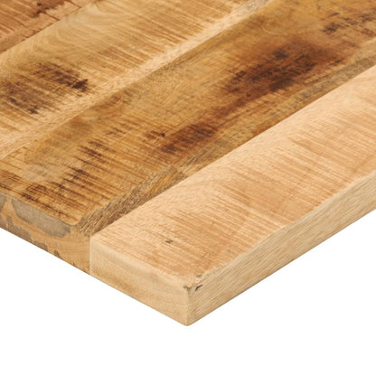 vidaXL Tischplatte 90x50x3,8 cm Rechteckig Raues Massivholz Mango