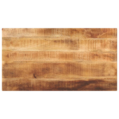 vidaXL Tischplatte 100x50x3,8 cm Rechteckig Raues Massivholz Mango