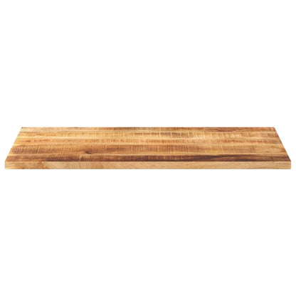 vidaXL Tischplatte 100x50x3,8 cm Rechteckig Raues Massivholz Mango