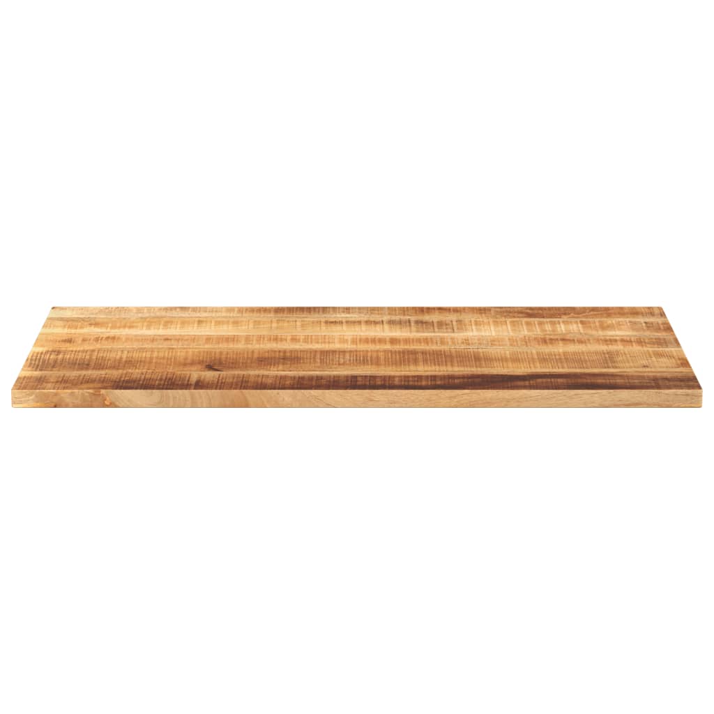 vidaXL Tischplatte 110x50x3,8 cm Rechteckig Raues Massivholz Mango