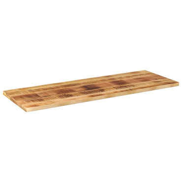 vidaXL Tischplatte 140x50x3,8 cm Rechteckig Raues Massivholz Mango