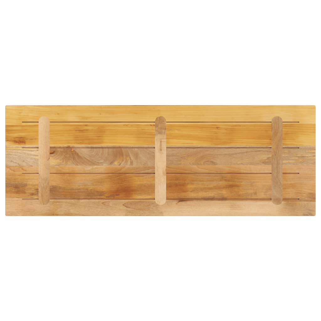 vidaXL Plateau de table 160x50x3,8 cm Rectangulaire Bois de manguier massif brut