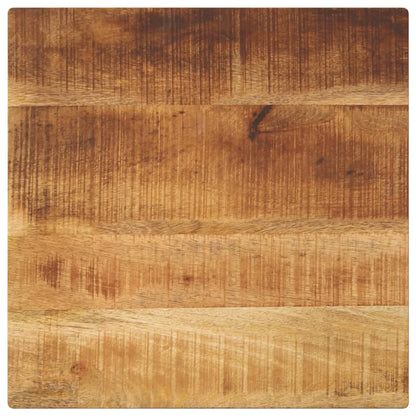 vidaXL Tischplatte 60x60x3,8 cm Quadratisch Raues Massivholz Mango