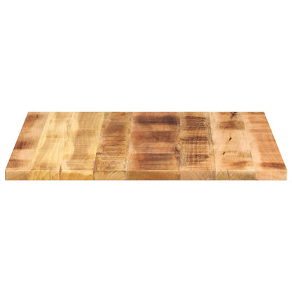 vidaXL Plateau de table 70x70x3,8 cm Carré Bois de manguier massif brut
