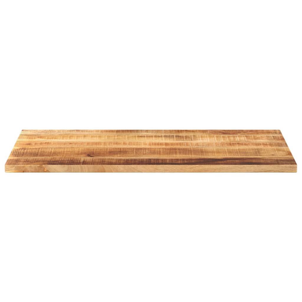vidaXL Tischplatte 110x70x3,8 cm Rechteckig Raues Massivholz Mango