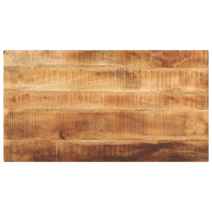 vidaXL Plateau de table 120x70x3,8 cm Rectangulaire Bois de manguier massif brut