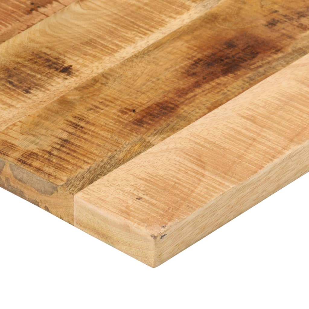 vidaXL Plateau de table 120x70x3,8 cm Rectangulaire Bois de manguier massif brut