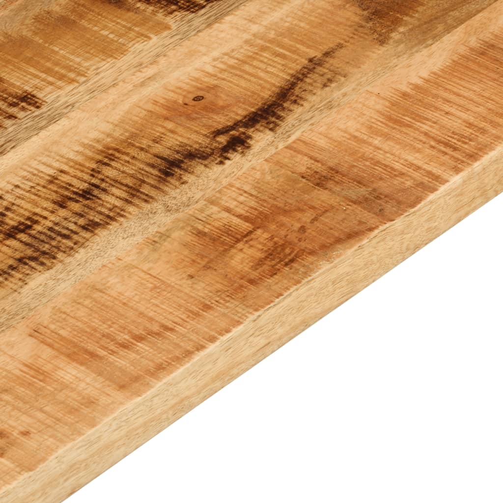 vidaXL Plateau de table 120x70x3,8 cm Rectangulaire Bois de manguier massif brut