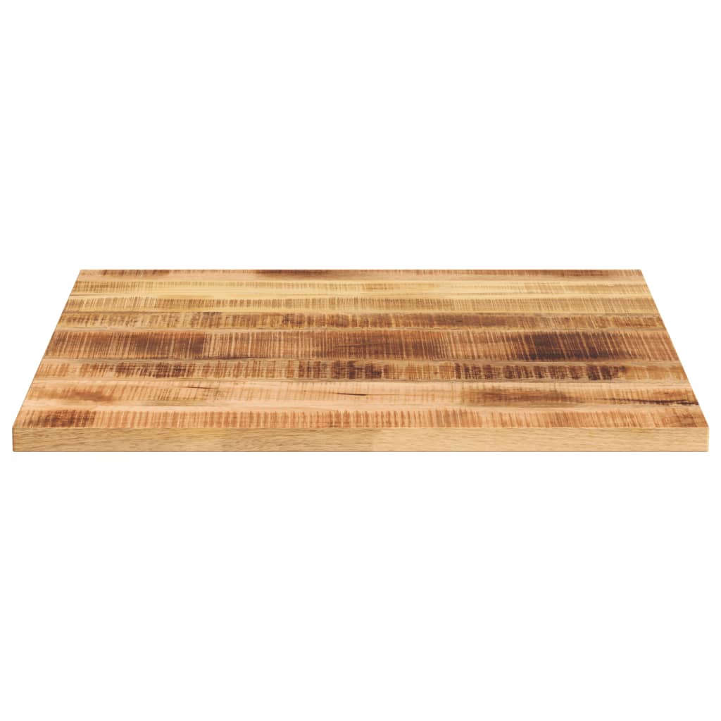 vidaXL Tischplatte 80x80x3,8 cm Quadratisch Raues Massivholz Mango