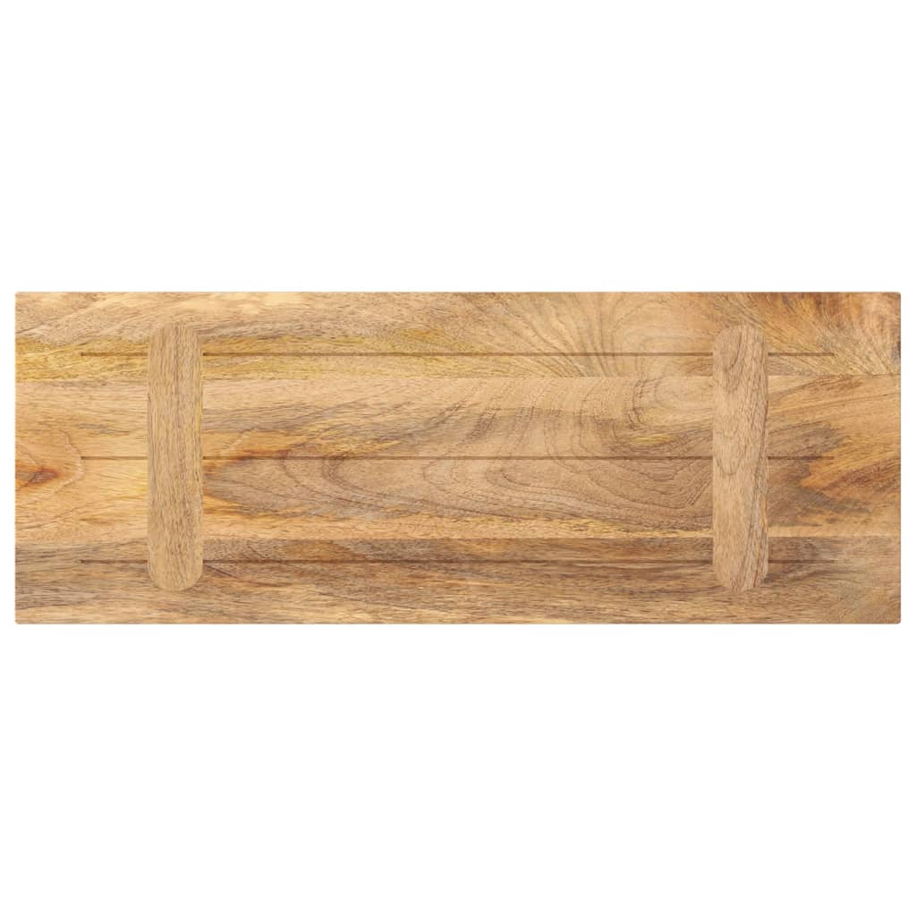 vidaXL Tischplatte 90x40x2,5 cm Rechteckig Massivholz Mango