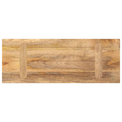 vidaXL Tischplatte 90x40x2,5 cm Rechteckig Massivholz Mango