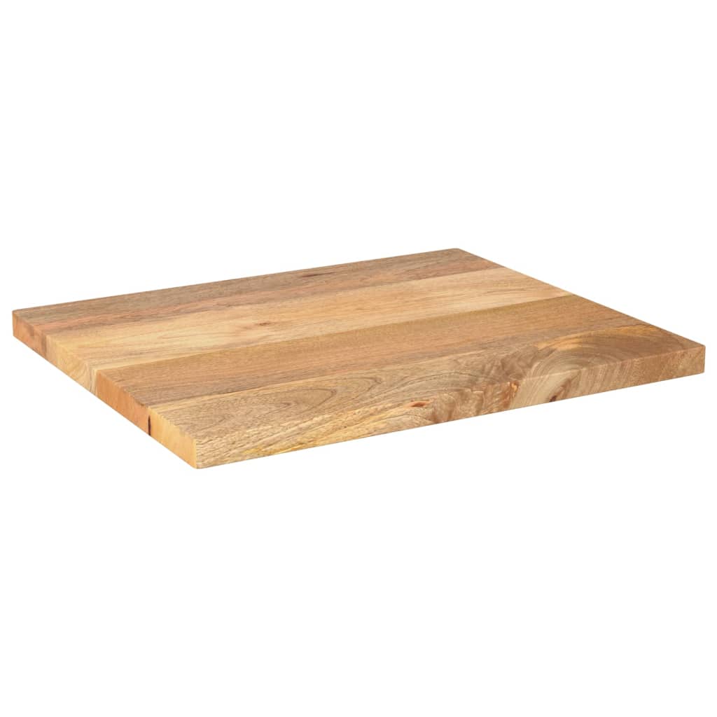 vidaXL Tischplatte 60x50x2,5 cm Rechteckig Massivholz Mango
