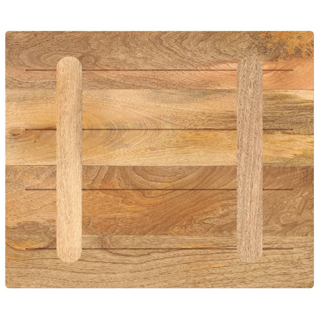 vidaXL Tischplatte 60x50x2,5 cm Rechteckig Massivholz Mango