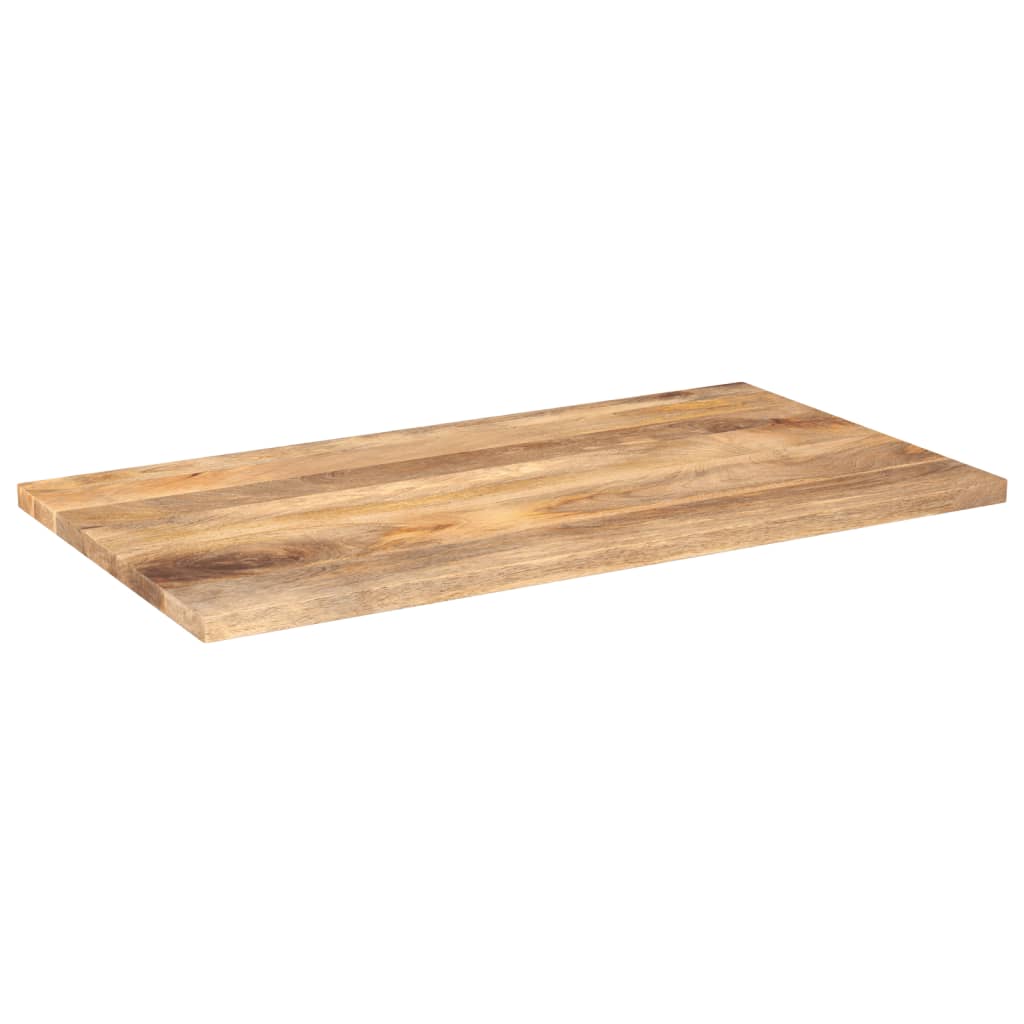 vidaXL Dessus de table 100x70x2,5 cm Rectangulaire Bois de manguier massif