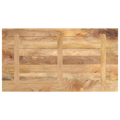 vidaXL Dessus de table 100x70x2,5 cm Rectangulaire Bois de manguier massif