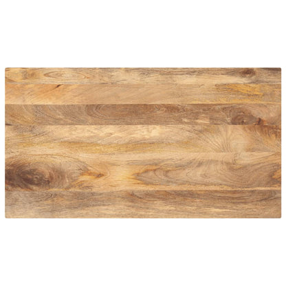 vidaXL Tischplatte 110x70x2,5 cm Rechteckig Massivholz Mango