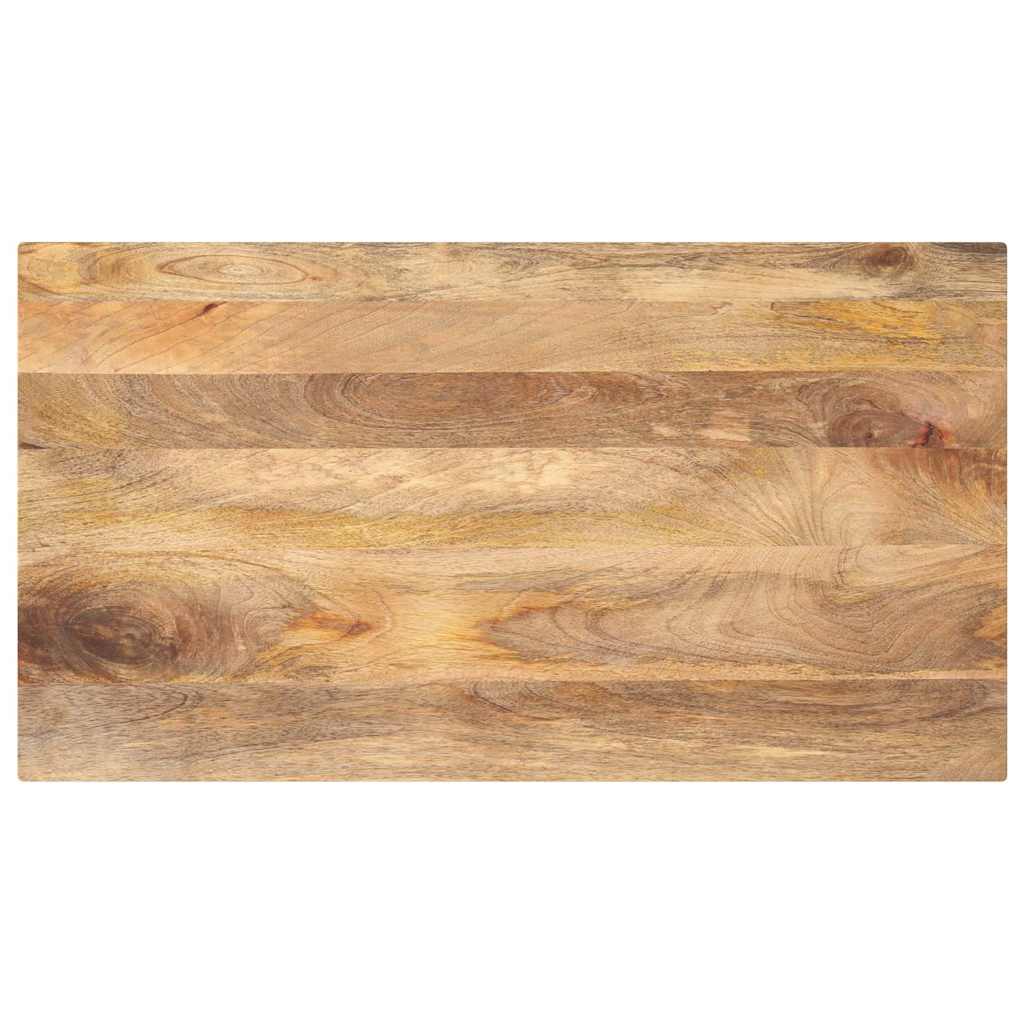 vidaXL Tischplatte 120x70x2,5 cm Rechteckig Massivholz Mango